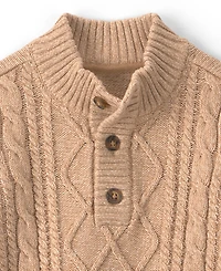 Carter's Toddler Boys' 2T-5T Cable-Knit Mock Neck Sweater