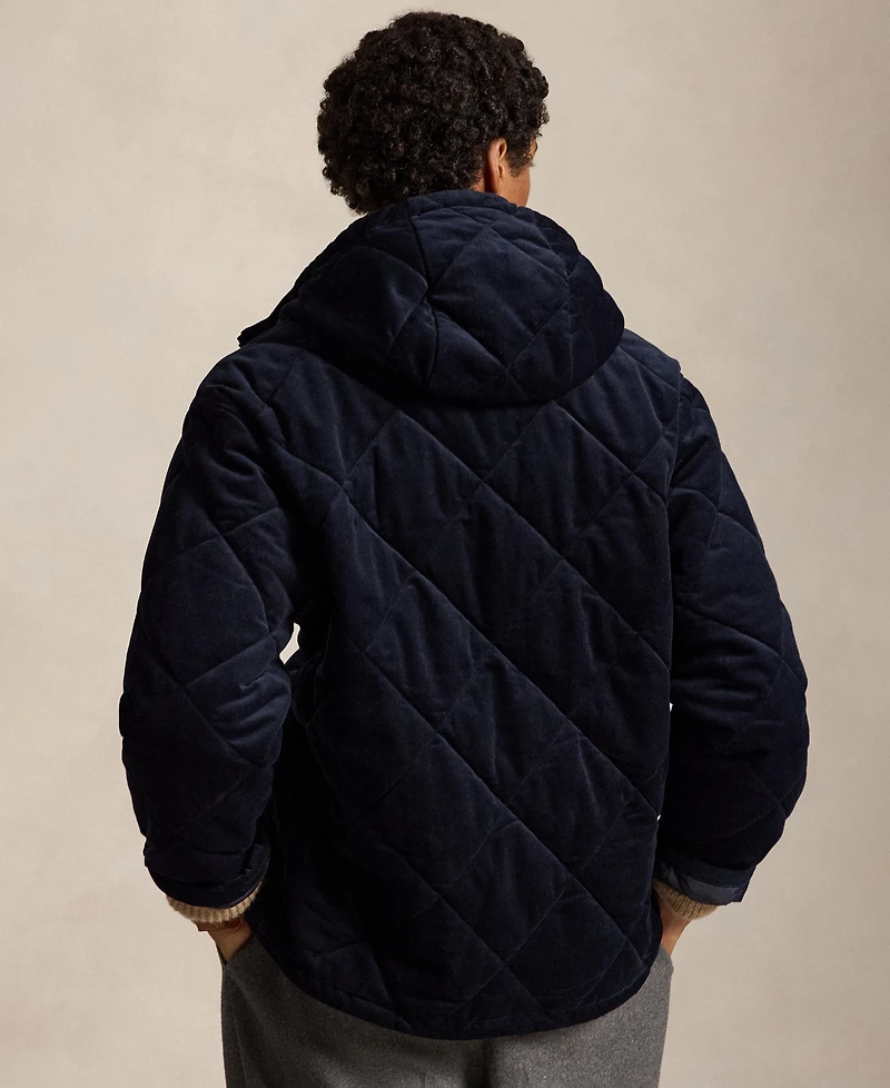 Polo Ralph Lauren Men's Hurston Quilted Corduroy Hooded Jacket