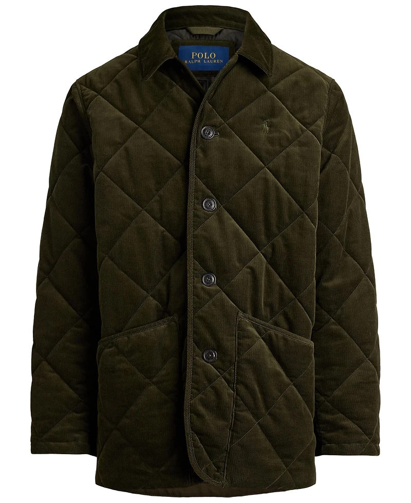 Polo Ralph Lauren Men's Quilted Corduroy Barn Coat