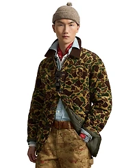 Polo Ralph Lauren Men's Camo-Print Quilted Corduroy Barn Coat