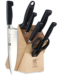 Zwilling Four Star 8pc Knife Block Set