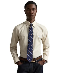 Polo Ralph Lauren Men's Custom Fit Plaid Oxford Long-Sleeve Shirt