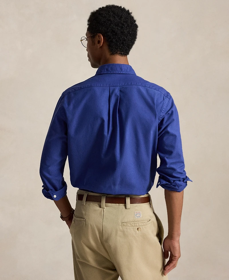 Polo Ralph Lauren Men's Classic-Fit Garment-Dyed Oxford Button-Down Collar Shirt