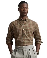 Polo Ralph Lauren Men's Classic-Fit Plaid Twill Dress Shirt