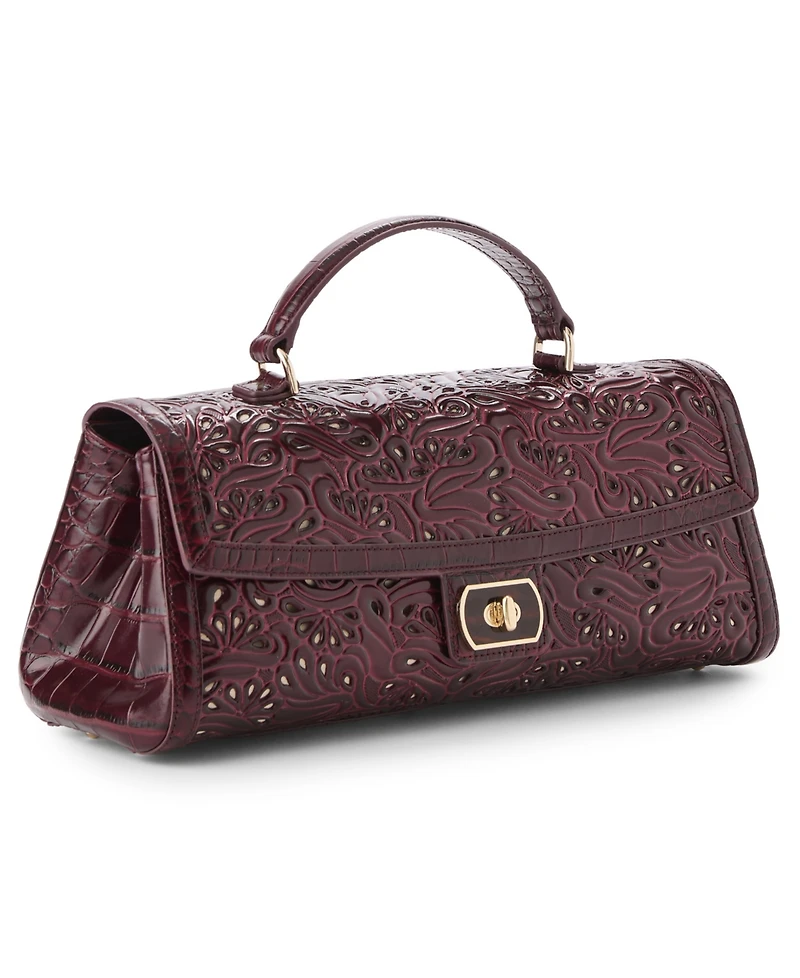 Brahmin Dayan Marymere Medium Leather Satchel Handbag
