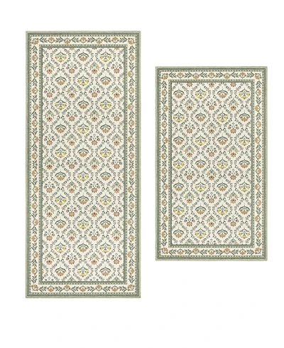 Laura Ashley Barrington Floral 2-Piece Rug Set