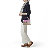 Pre-Owned Salvatore Ferragamo Women's Weight Ferragamo Sofia Small Leather Top Handle Bag