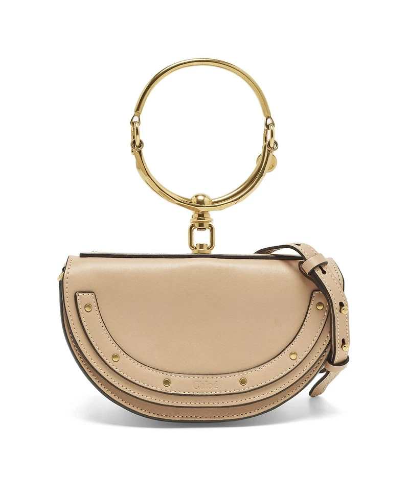 Pre-Owned Chloe Women's Nile Bracelet Small Leather Crossbody Bag