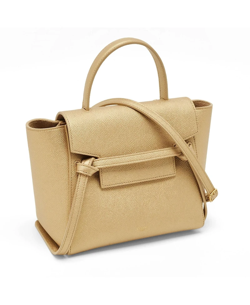 Pre-Owned Celine women's Small Phantom Luggage Tote in Royal Leather