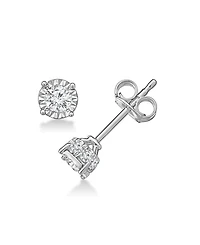 TruMiracle Diamond Stud Earrings (5/8 ct. t.w.) 10k White or Yellow Gold