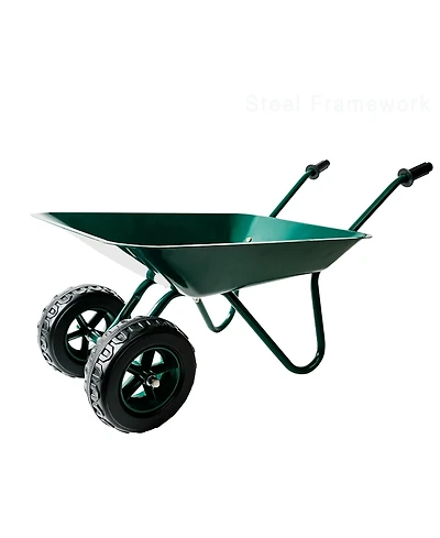 Trimate Steel Kid-Friendly Wheelbarrow, Ages 3-8