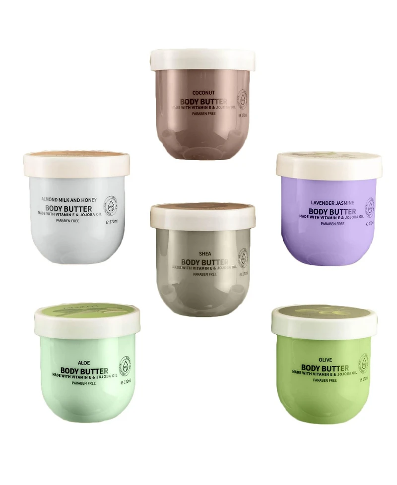 Lovery Whipped Body Butter Gift Set, 6 Piece