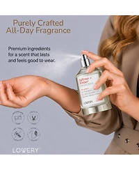 Lovery Plus Saffron + Amber Eau de Parfum Perfume Set - 3.4fl oz Women Perfume Gift Set with Mini Perfume and Free Gift Sample