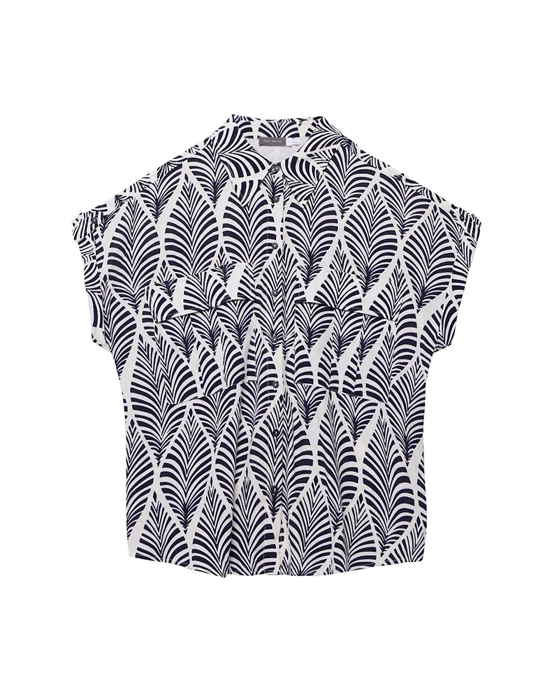 Mint Velvet Women's Leaf Print Resort Shirt