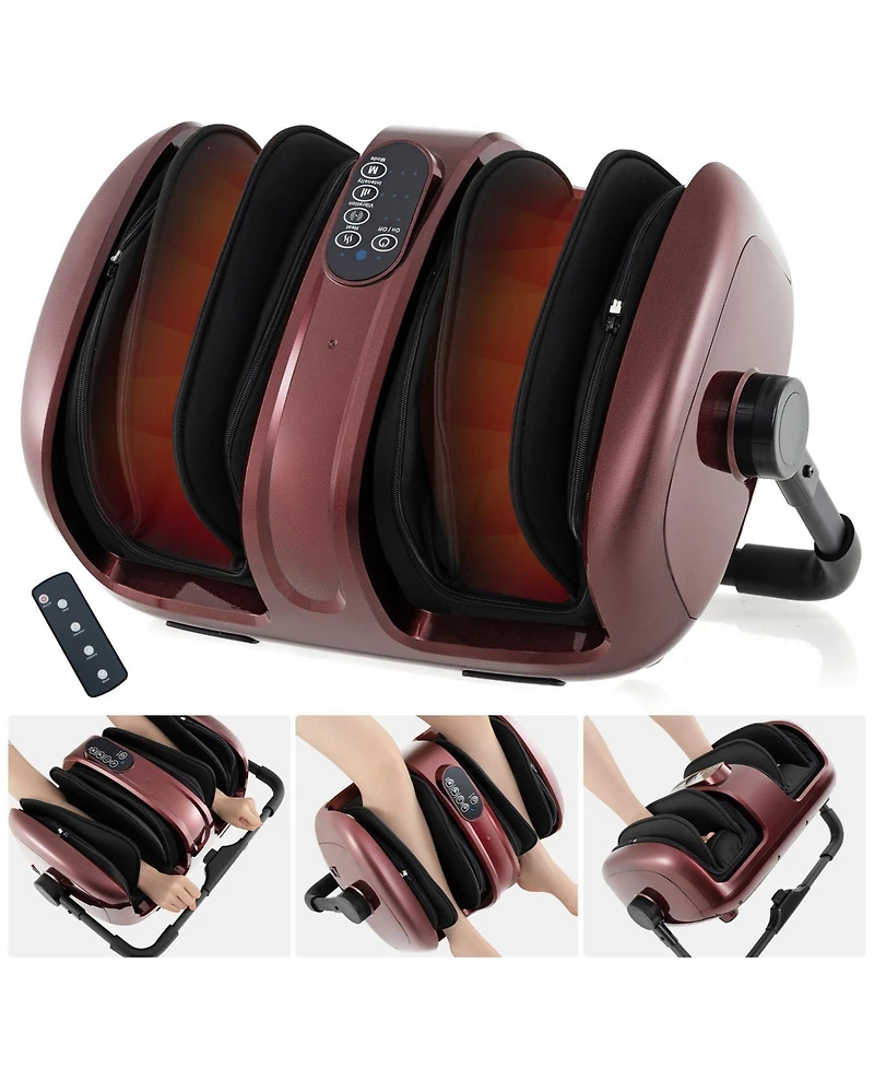 Ecooso Foot and Calf Massager with Heat for Blood Circulation Pain Relief