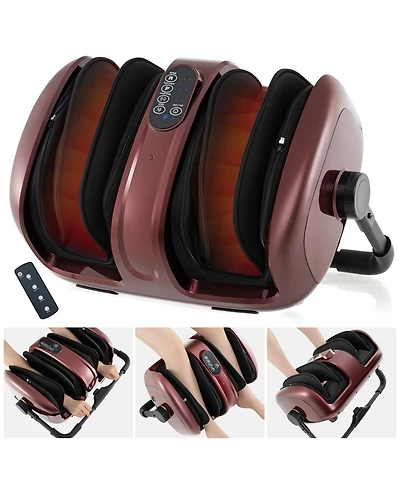Ecooso Foot and Calf Massager with Heat for Blood Circulation Pain Relief