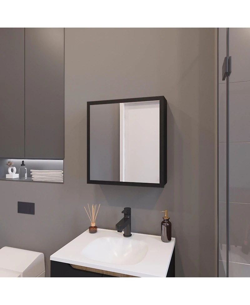 Fm Furniture Morenci medicine cabinet with mirror included and 1