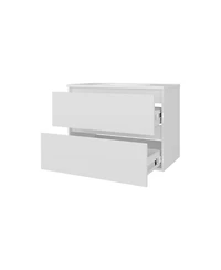 Fm Furniture Smoot Floating Vanity with Two Drawers and Sink