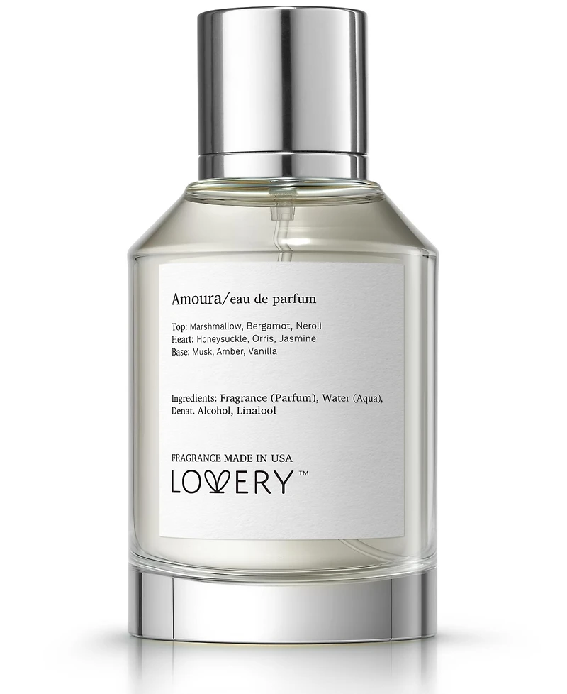 Lovery Plus Amoura Perfume Set for Women - 3.4fl oz Womens Fragrance Gift Set, Travel Size Perfume for Women and Free Gift Sample