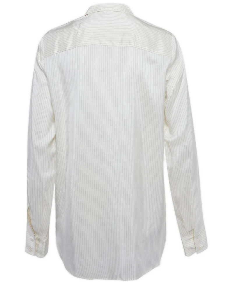 Stella McCartney Women's Striped Long-Sleeve Silk Shirt