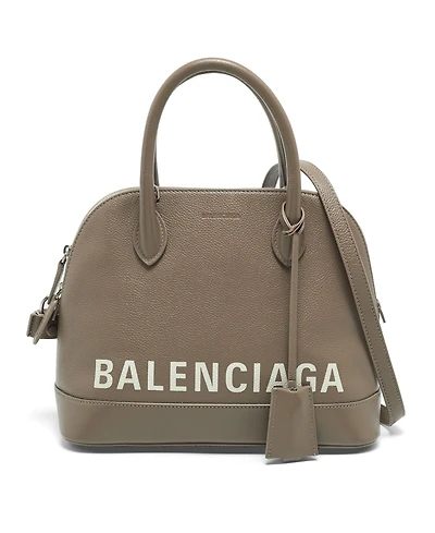 Pre-Owned Balenciaga Women's Ville Small Logo Leather Satchel