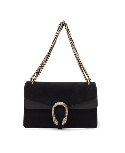 Pre-Owned Gucci women's Bree Gg Canvas and Leather Crossbody Bag