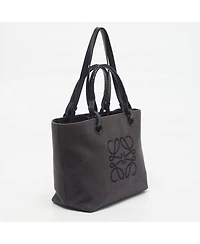 Pre-Owned Loewe Women's Anagram Canvas and Leather Tote Bag