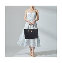 Pre-Owned Versace Women's La Medusa Large Canvas Tote Bag