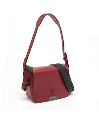 Pre-Owned Off-White Women's Mini Binder Clip Leather Shoulder Bag