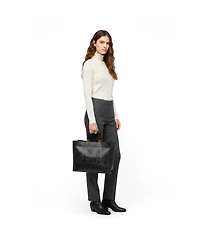 Pre-Owned Fendi Women's Sunshine Medium Leather Tote with Tortoiseshell Handles