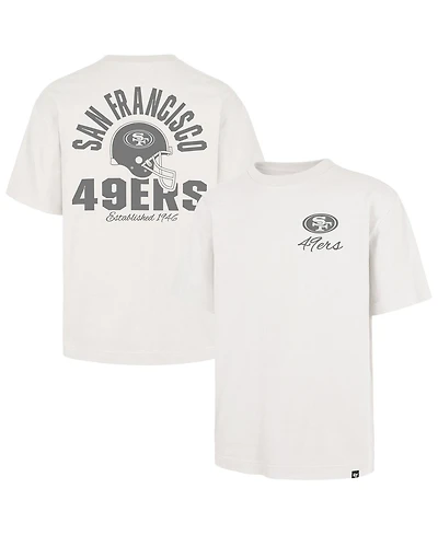 '47 Brand Men's Off White San Francisco 49ers Photon Dust Foundation T-Shirt