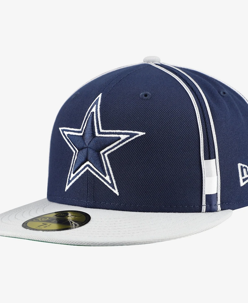 New Era Men's Navy Dallas Cowboys Soutache 59FIFTY Fitted Hat