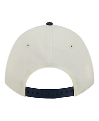 New Era Women's Cream/Navy Atlanta Braves Primary 9FORTY M-Crown Adjustable Hat