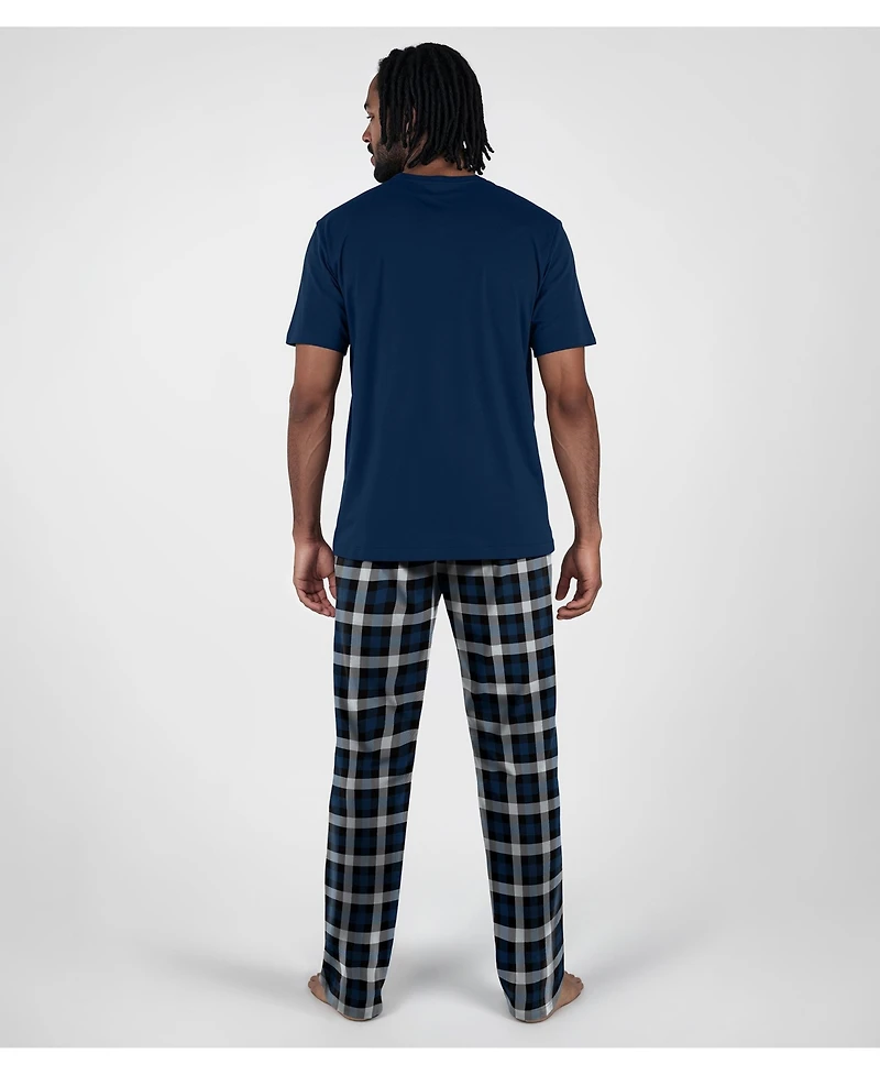 Concepts Sport Men's Navy Dallas Cowboys Big Tall Highland Sleep Set