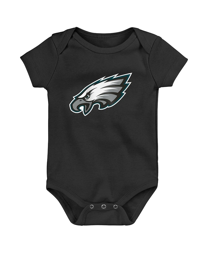 Outerstuff Baby Boys' and Girls' Philadelphia Eagles Primary Logo Short-Sleeve Bodysuit