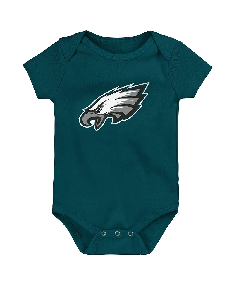 Outerstuff Baby Boys' and Girls' Philadelphia Eagles Primary Logo Short-Sleeve Bodysuit