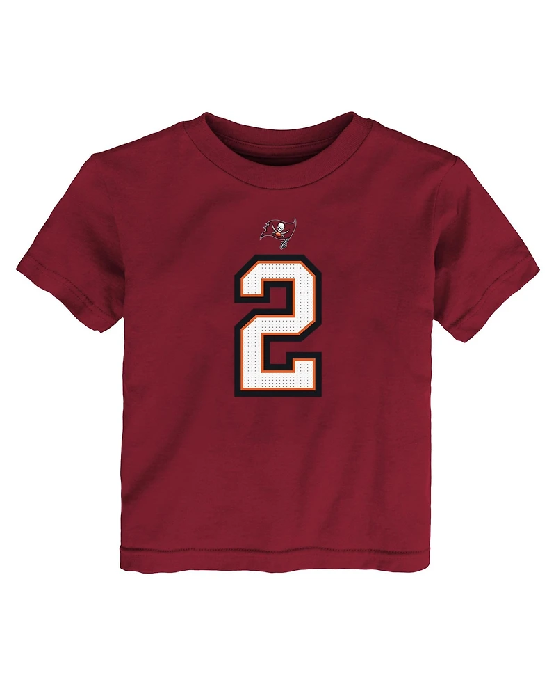 Nike Toddler Boys' 2T-5T Tampa Bay Buccaneers Emeka Egbuka Short-Sleeve Crewneck Graphic T-Shirt
