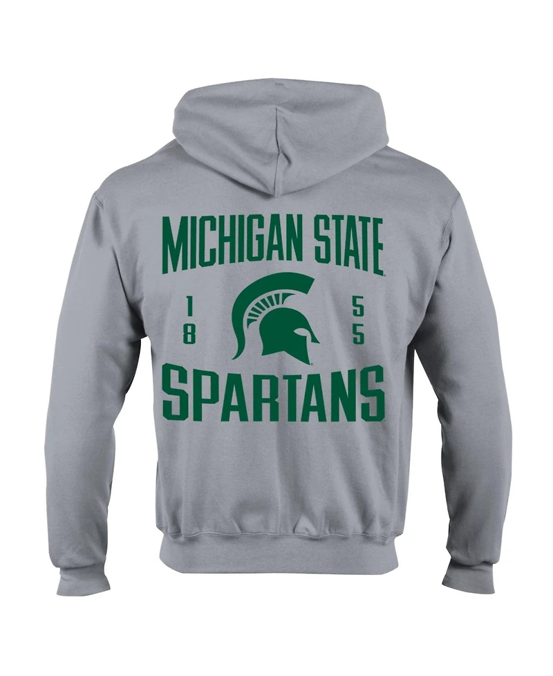 Champion Men's Michigan State Spartans Varsity Powerblend Full-Zip Fleece Hoodie