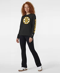 Champion Women's Boston Bruins 2-Hit Long-Sleeve T-Shirt