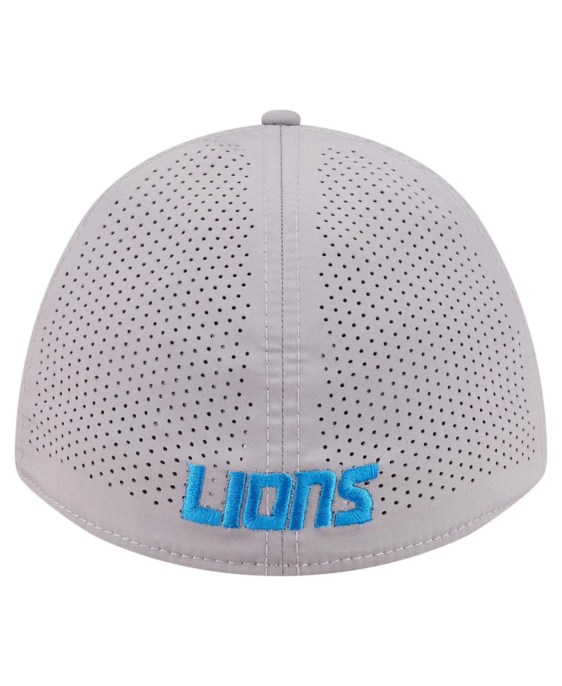 New Era Men's Detroit Lions 39THIRTY M-Crown Stretch-Fit Baseball Cap