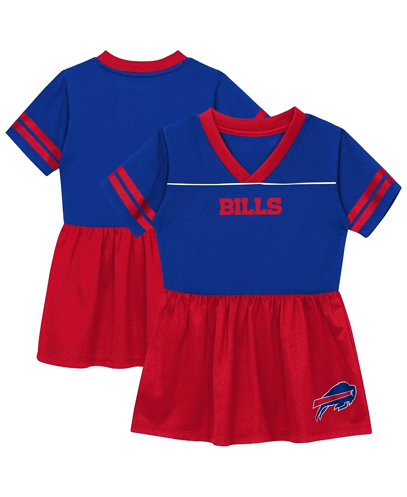 Outerstuff Toddler Girls' 2T-5T Stadium Lights V-Neck Fit & Flare Dress