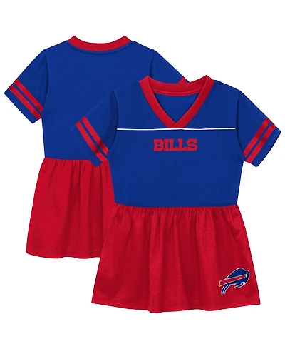 Outerstuff Toddler Girls' 2T-5T Stadium Lights V-Neck Fit & Flare Dress