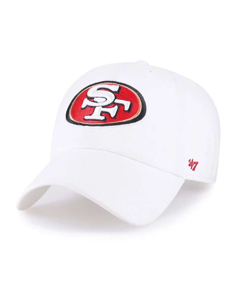 '47 Brand Men's San Francisco 49ers Clean Up Adjustable Unstructured-Relaxed Fit Cotton Baseball Cap