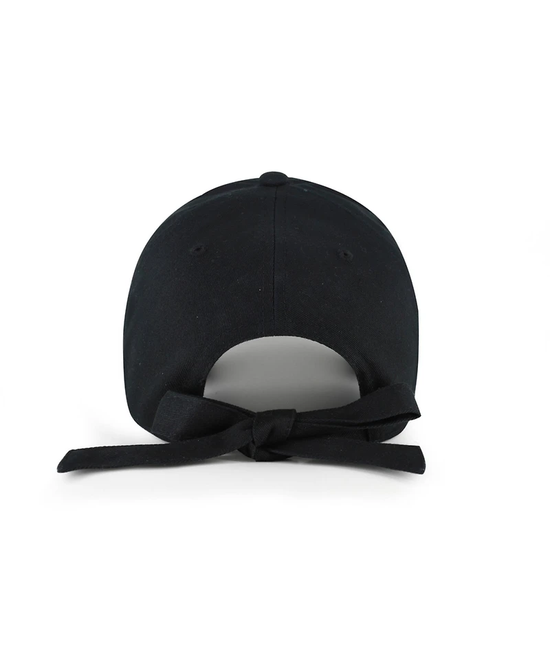 '47 Brand Women's Black Baltimore Ravens Bow Back Clean Up Adjustable Hat