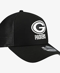 New Era Men's Green Bay Packers 9FORTY A-Frame High-Crown Adjustable Cap