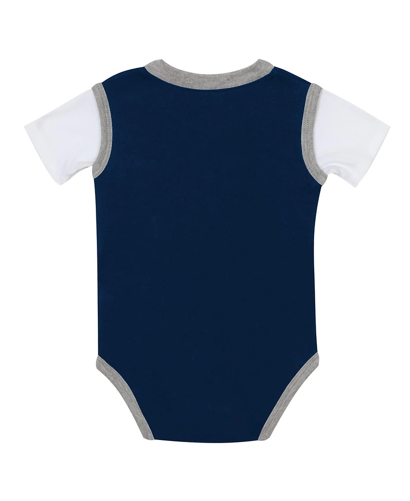 Outerstuff Baby Boys' and Girls' Denver Broncos Cotton Short-Sleeve Bodysuit and Pants Set