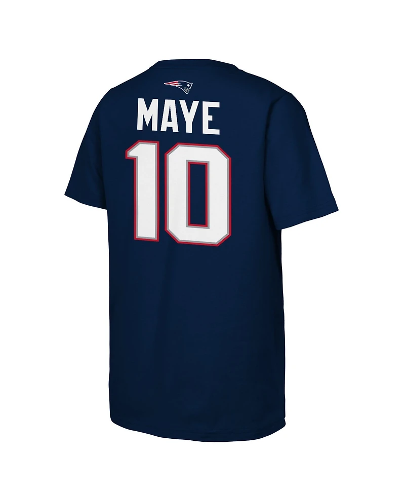 Outerstuff Boy's and Girl's Drake Maye New England Patriots T-Shirt
