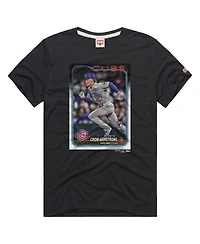 Homage Men's Chicago Cubs Pete Crow-Armstrong Tri-Blend Relaxed-Fit T-Shirt