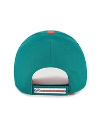 '47 Brand Men's Aqua Miami Dolphins Throwback Mvp Adjustable Hat