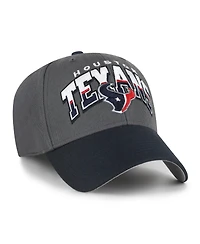 '47 Brand Houston Texans Split Block Mvp Structured Curved-Bill Adjustable Hat